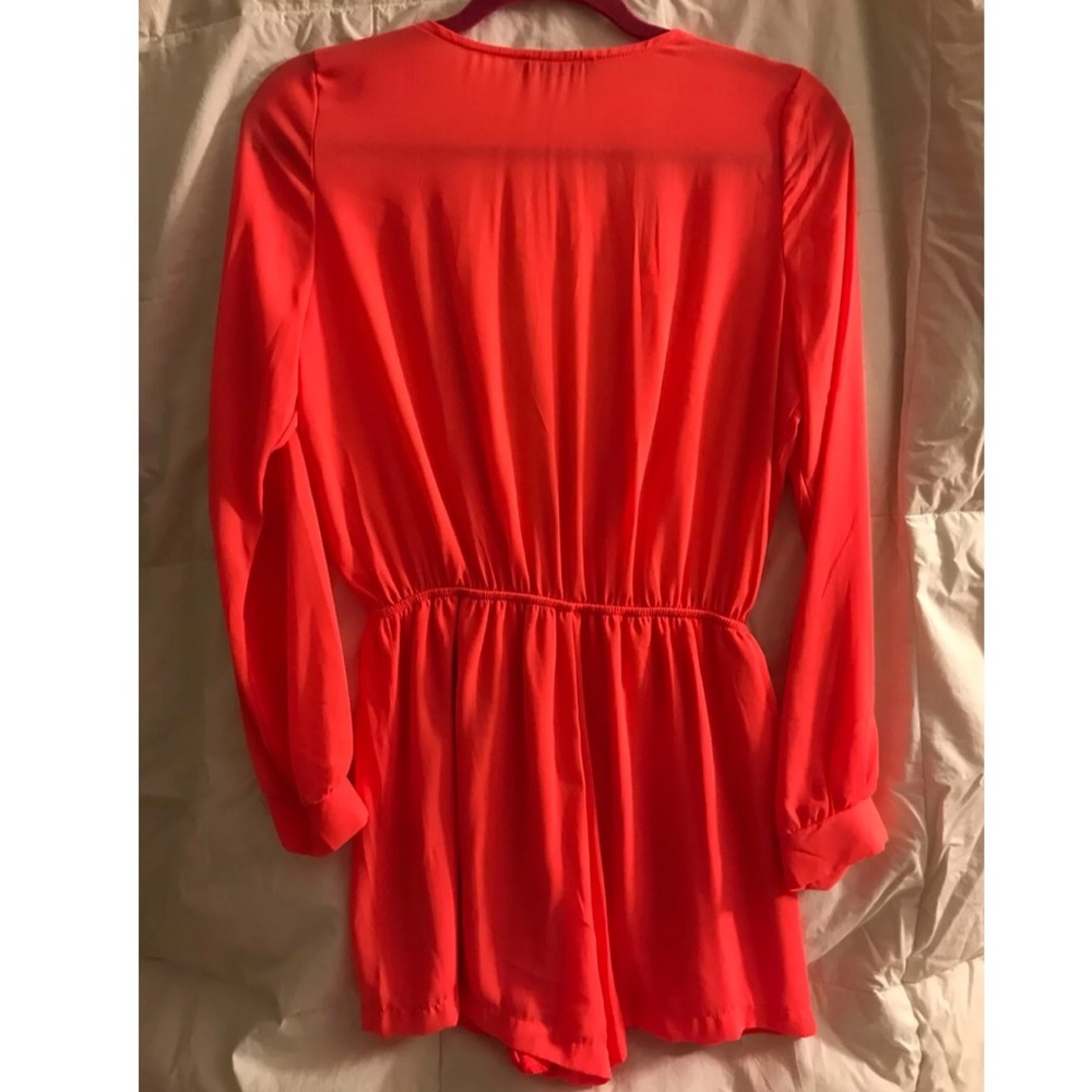 Romper with long sleeves